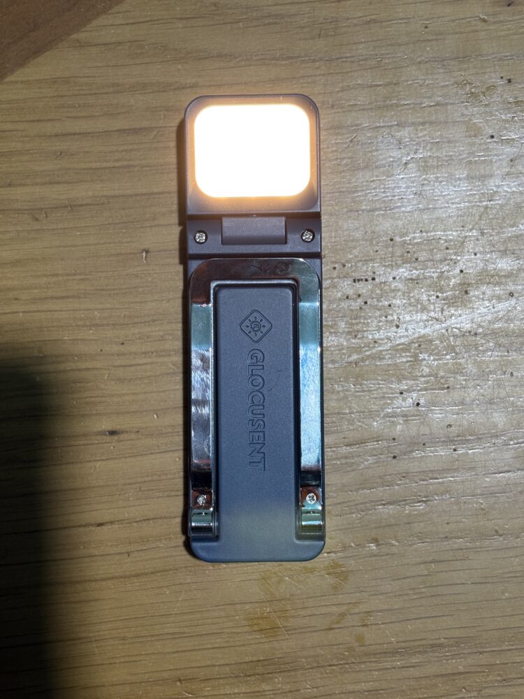 glocusent upgrated bookmark book lightの暖色光2700K(25ルーメン)